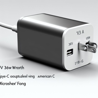 12 В 3 А тип C адаптер питания 36 Вт USB-C зарядное устройство с глобальным входом
