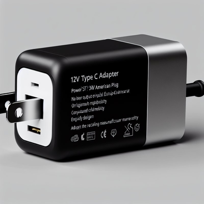 12 В 3 А тип C адаптер питания 36 Вт USB-C зарядное устройство с глобальным входом
