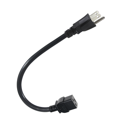 NEMA 5-15P to IEC C19 Power Cord for Data Center and Server