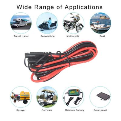 Удлинитель SAE 12AWG 15FT для автомобилей и солнечных батарей