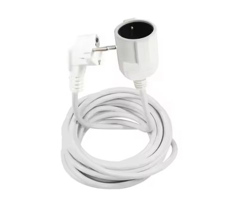 Заземляющий удлинитель питания с 3 контактами для компьютеров и приборов