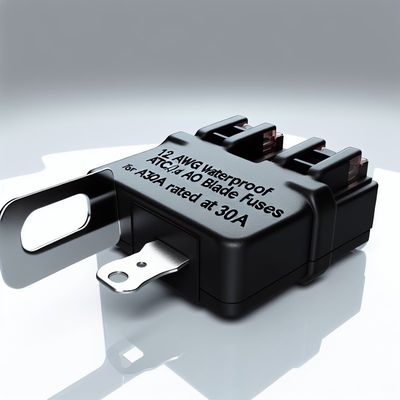 Водонепроницаемый встроенный держатель предохранителя 12 AWG для ATC/ATO плавких предохранителей, 30A