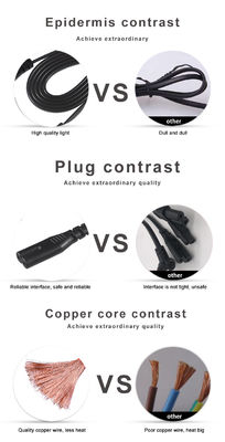 IEC 320 C7 - C8 Электрический кабель 10A 250V 18AWG для электроники
