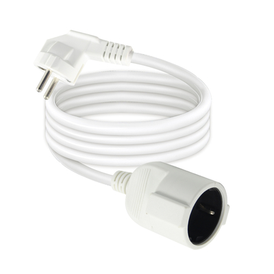 Schuko CEE 7 Мужчина к женщине EU Power Cord 16A 250V