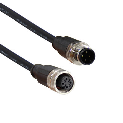 M12 3Pin Shielded Copper Power Cable для монитора 5м