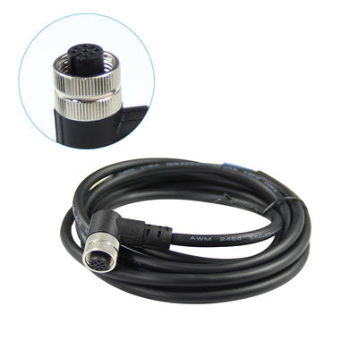 M12 3Pin Shielded Copper Power Cable для монитора 5м