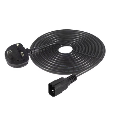 Блокирующий шнур питания UK Plug - IEC C14 1.8M 10A 250V