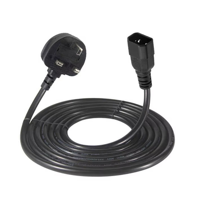 Блокирующий шнур питания UK Plug - IEC C14 1.8M 10A 250V
