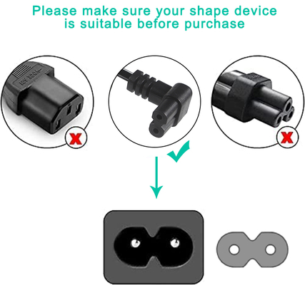 AU Подключается к C7 Power Cord 2 Core 1.8M 240V для электроники