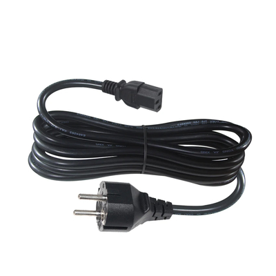 Силовой кабель VDE 250V H05VV-F 3G1.0mm² Schuko - C13