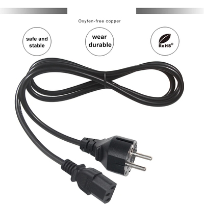 Силовой кабель VDE 250V H05VV-F 3G1.0mm² Schuko - C13
