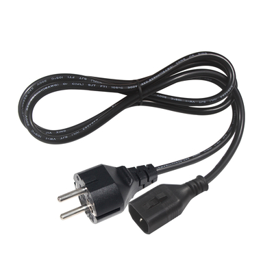 Кабель питания VDE H05VV-F 3G1.0мм² Schuko - C14 для серверов