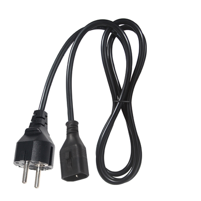 Кабель питания VDE H05VV-F 3G1.0мм² Schuko - C14 для серверов