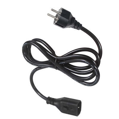 Кабель питания VDE H05VV-F 3G1.0мм² Schuko - C14 для серверов