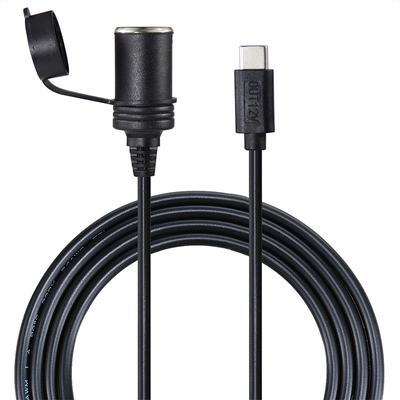 12В Автомобильный сигаретный зажигалка разъем на USB-C адаптер питания преобразователь DC выключатель с портом типа C для телефона планшет GPS Dash Cam