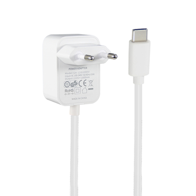 Адаптер питания USB-C 12 В 1 А для ЕС с кабелем 1 м