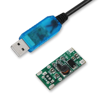 USB в DC повышающий кабель питания 5V to 9V 12V адаптер для роутера, камеры, светодиодной лампы, небольшого вентилятора