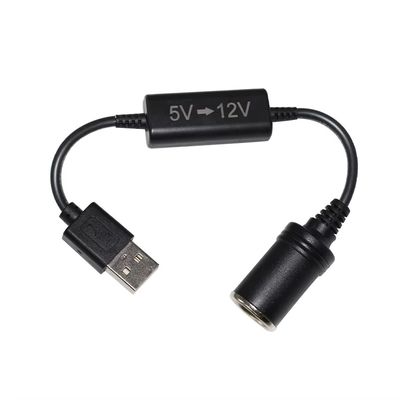 5V до 12V USB адаптер Step Up Converter кабель с сигаретным поджигателем разъемный кабель для автомобильного DVR GPS камера маршрутизатор вентилятор LED