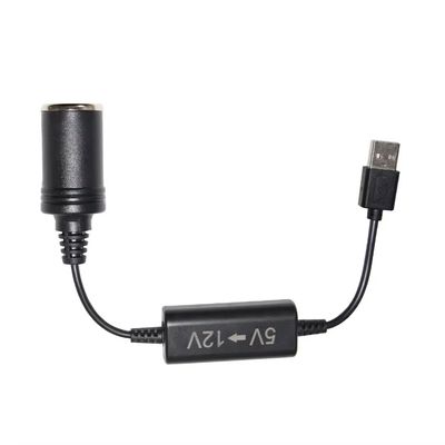 5V до 12V USB адаптер Step Up Converter кабель с сигаретным поджигателем разъемный кабель для автомобильного DVR GPS камера маршрутизатор вентилятор LED