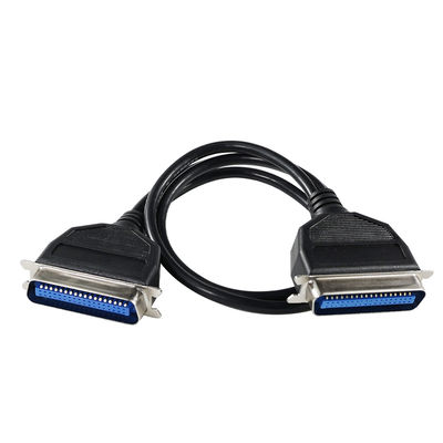 36 Pin CN36 Male to Male Parallel Cable Printer Extension Cord with Braid Shielding for Computer Plotter Industrial Device
