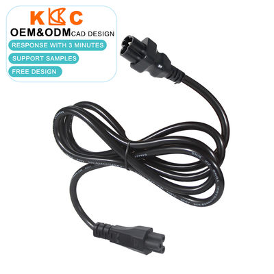 18 AWG IEC 60320 C5 до C6 Корд адаптера питания с номиналом 10A / 125V для адаптеров для ноутбуков