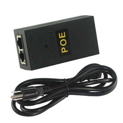 48В POE инжектор-разветвитель с 2 Ethernet портами 10/100/1000 Мбит/с