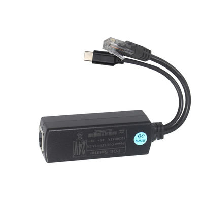 IEEE802.3af RJ45 TYPE-C кабель 12v 24v 48v POE разделитель питания через адаптер Ethernet