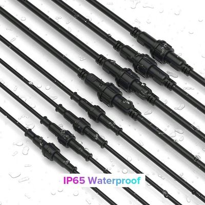 4pin 5pin 6pin прямой мужской винт M8 водонепроницаемый разъем 60 см IP65 IP66