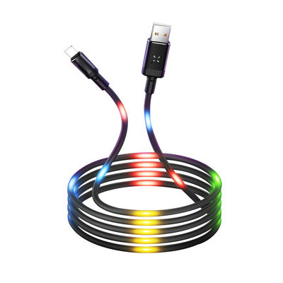 Голосовое управление Красочное светодиодное освещение Микро USB кабель для зарядки телефона