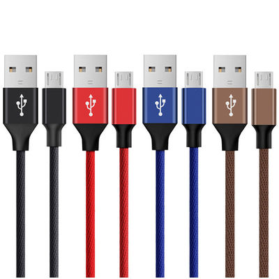 Высокоскоростные данные и зарядка V8 Micro USB кабель 1m 1,2m для черно-белого мобильного телефона