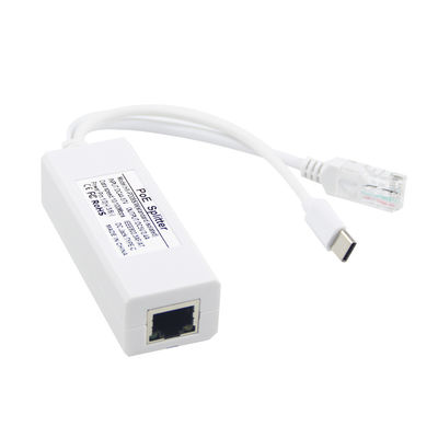 USB от 48 вольт POE Splitter до 12 В Камера 802.3af USB Type C Single Lan Port 1A 1.2A