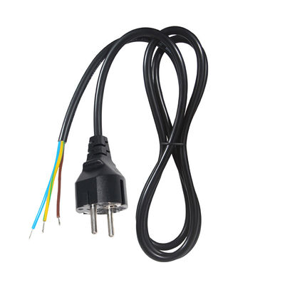 16a 250в Силовой шнур Schuko Plug H05vv F Vde H05vv-f Европейский Eu 3 Pin Kema-keur Конец кабеля