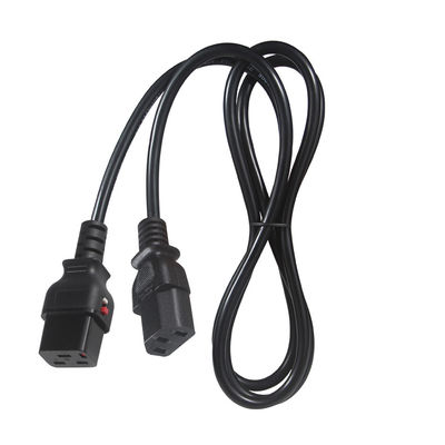 KUNCAN Замыкаемая формованная силовая труба Iec 320 Lock C19 To C13 Plug Ac кабель