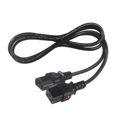 KUNCAN 14Awg 16A Расширительный кабель питания Европейский замок C19 к C13 Коннектор Iec 60320 320