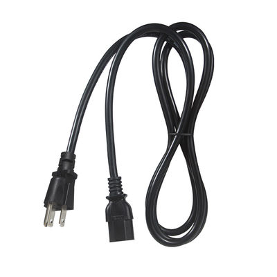 16AWG IEC320 3Pin до C13 NEMA USA Универсальный кабель переменного тока в черно-белом цвете
