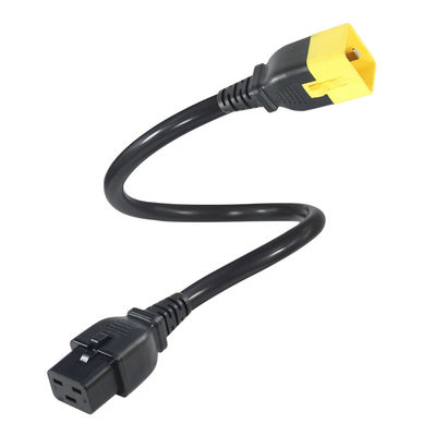 Блокирующий удлинитель питания C19 на C20, 16A 250В, 14AWG