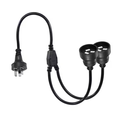 AU подключается к 2 x AUS Socket Splitter Extension Cord - австралийский 3-прикольный кабель питания