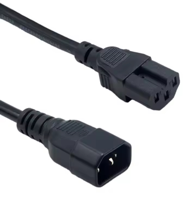 Кабель питания IEC C14 - C15, высокотемпературный, 250 В, 10 А, для серверов и PDU